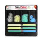 Набір полірувальних дисків RubyPlaton 80 шт диски, 75 шт смужки,1 мандрель