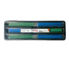 Штріпси для полірування RubyPlaton 75 шт Зелено-жовтий